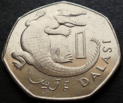 Moneda exotica 1 DALASI - GAMBIA, anul 2008 * cod 3987 B foto