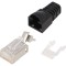Conector RJ45 ecranat Cat 6a aurit