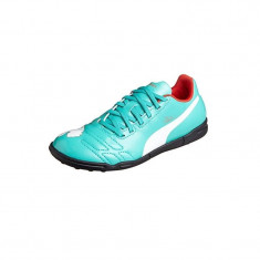 Ghete fotbal copii Puma JNR Evopower 4 TT Verde 33 foto