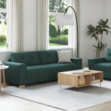 vidaXL Set de canapele de 2 piese cu perne Galben Țesătură