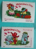 TIMBRE ROM&Acirc;NIA LP1579 /2002 ZIUA &Icirc;NDRĂGOSTIȚILOR -SERIE SIMPLA MNH, Nestampilat