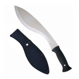 Cumpara ieftin Maceta Kukri Argintie IdeallStore 44cm, Lama Metal 30cm, Husa Inclusa, Vanatoare/Pescuit