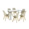 Set de masă Midori 6+1 bej