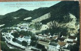CPISTR5 Carte postala veche 1911 - Kaltenleutgeben Austria, Gara cu tren si Fabrica de Ciment