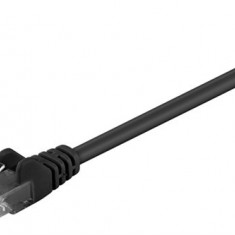 Cablu de retea U/UTP Goobay, cat5e, patch cord, 0.5m, negru