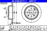 ATE 24.0109-0111.1 Disc frana
