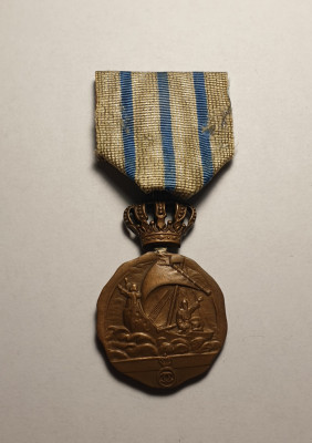 Medalia Virtutea Maritima pentru Personal Navigant Piesa de Colectie foto