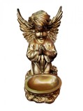 Cumpara ieftin Statueta decorativa, Inger, Auriu, 34 cm, DVAN0028-9P