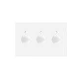 Cumpara ieftin Intrerupator triplu touch Livolo alb, standard italian, serie noua
