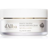 d'Alba White Truffle Double Serum &amp; Cream cremă de zi și ser cu efect de fermitate 2 in 1 70 g