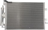 Condensator climatizare AC Renault Clio 13, Modus, motor: 1.2, 1.2 TCE, 1.4, 1.5 dci, 1.6, 2.0, Condensator cu filtru uscator, 545x380x16, miez si