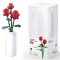 Set de Constructie Flowers, 258 piese, Trandafir Rosu &ndash; Sluban