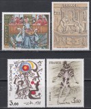 Franta 1979 - Artă franceză, 4 Serii, MNH