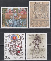 Franta 1979 - Artă franceză, 4 Serii, MNH foto