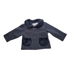 Cămașă pentru copii Chicco Gri Bleumarin culoare 9 luni foto