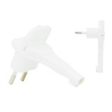 Stecher unghiular, Blow, Plastic, Alb
