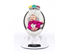 Fotoliu Balansoar Bebelusi 4MOMS MamaRoo 4.0 Classic Gri foto