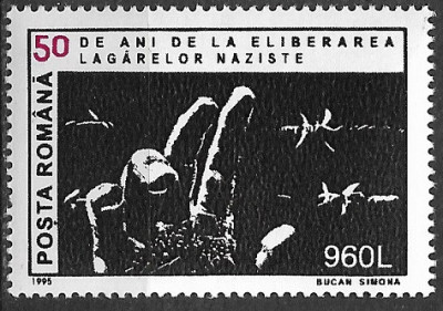 B1236 - Romania 1995 - Lagarele naziste neuzat,perfecta stare foto