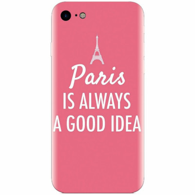 Husa silicon pentru Apple Iphone 5c, Paris Is Always A Good Idea foto