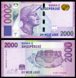 Bancnota Albania 2000 Leke, 2020 (2022), UNC, Necirculata