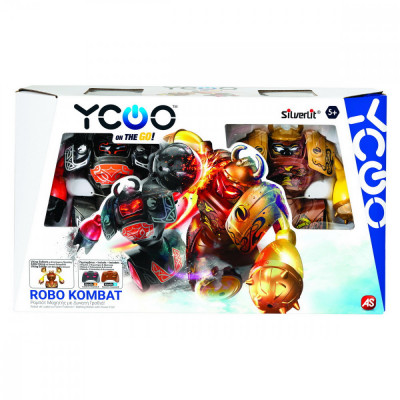 SET 2 ROBOTI LUPTATORI CU TELECOMANDA ROBO KOMBAT VIKING SuperHeroes ToysZone foto