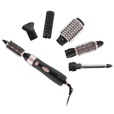 Perie ondulatoare cu aer cald si ionizare ETA Fenite 5321 90010, black edition, 1000 W, 6 accesorii foto