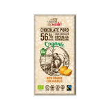 Ciocolata neagra si portocale Bio 56% cacao, 100g, Chocolates Sole