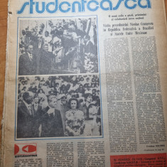 viata studenteasca 11 iunie 1975-vizita lui ceausescu in brazilia si mexic