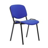 Scaun vizitator, Niky, stofa, albastru