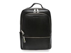 Rucsac MARIO FERRETTI negru, 8442, din piele naturala