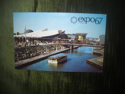 HOPCT 69027 PAVILIONUL ITALIA-expo 1967 canada montreal -CIRCULATA foto