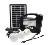 Cumpara ieftin Kit cu panou solar cu 3 becuri, portabil, bluetooth, radio, USB, 10000mAh, IPF