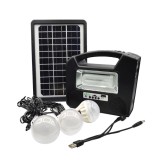 BZRSH Kit Solar Portabil 3 Becuri Bluetooth Radio USB 10000mAh Camping Zona Fara Curent