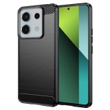 Techsuit - Carbon Silicone - Xiaomi Redmi Note 13 Pro 5G / Poco X6 - Black