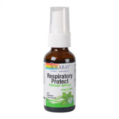 Respiratory Protect Throat Spray, 30ml, Solaray foto