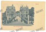 1396 - IASI, Pricess Mary Street, Bike, Litho, Romania - old postcard - unused