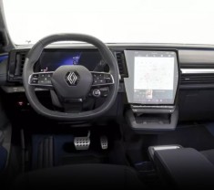 Folie Protectie Navigatie Renault Scenic E-Tech 2023+, Duragon, protectie Display Navigatie, silicon Transparent, Anti-zgarieturi, kit instalare
