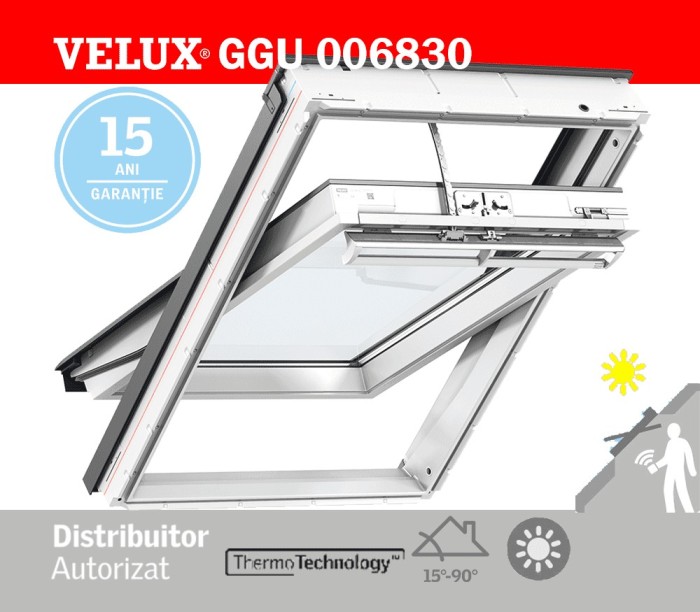 Fereastra mansarda SOLARA Velux GGU 006830 Poliuretan