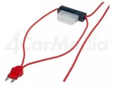 Splitter Auto ATM 8A Siguranță Mini 4CarMedia, Fir 0.75mm&sup2;, Roșu