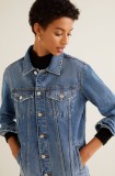 Mango - Geaca jeans Maca