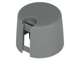 Buton rotativ indicator plastic gri 6mm 20x16mm