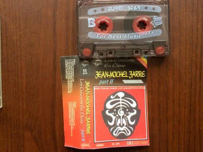 jean michel jarre Concerts In China part II 1982 album caseta audio muzica ambientala synth pop electronica foto
