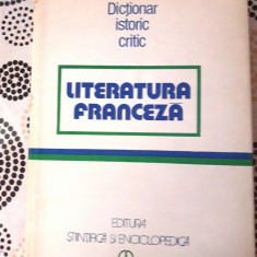 Dicționar istoric-critic-Literatura franceză