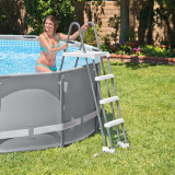 Intex Scară de siguranță pentru piscină &icirc;n 4 trepte, 122 cm