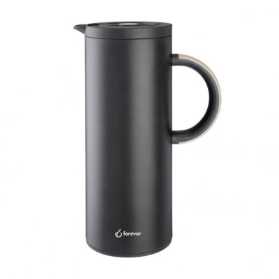 Carafa termoizolanta Forever Inox neagra 1 L foto