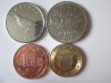 Gibraltar și Malta lot 4 monede,vedeți imaginile, Europa, Cupru-Nichel