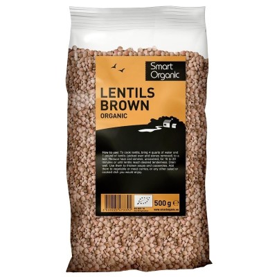 Linte maro eco 500g Smart Organic foto