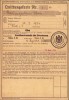 A1060 Quittungskarte, carte de asigurări Germania nazistă, 1940