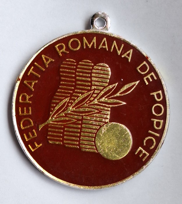 Federatia Romana de POPICE, Medalie premiu anii 1980