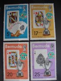 BERMUDA 1975 SERIE CM BRIDGE MNH, Nestampilat